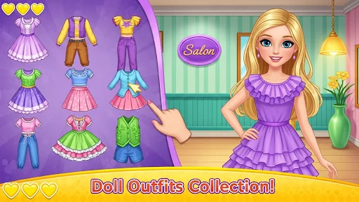 Download Cute Doll Dress Up Terbaru – Game Fashion Anak Gratis - Screenshot 4