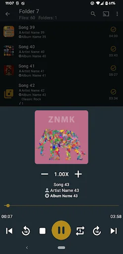 Download MusicSync: Pemutar Musik Google Drive Terbaik – Gratis - Screenshot 5