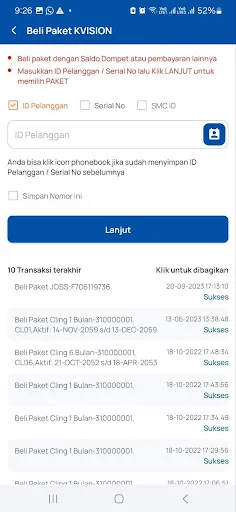 Download TV Voucher Terbaru – Isi Saldo KVISION & NEX Mudah - Screenshot 2