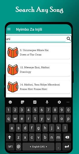 Download Nyimbo Za Injili – Buku Lagu Rohani Swahili Gratis - Screenshot 2