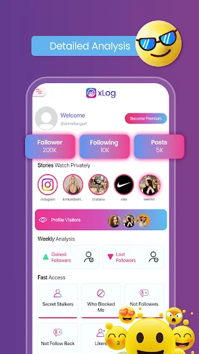 Download xLog – Lihat Profil Instagram Privat Terbaru Gratis - Screenshot 2
