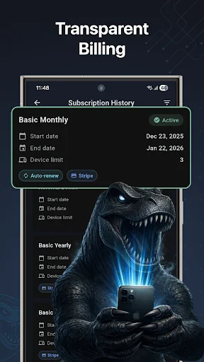 Download T-Rex VPN Terbaru – VPN Cepat & Aman Gratis - Screenshot 6