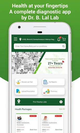 Download Dr B Lal Labs – Cek Darah & Tes Lab di Rumah - Screenshot 1