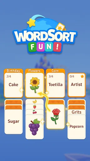 Download Word Sort Fun! Terbaru – Game Teka-Teki Kata Seru - Screenshot 5