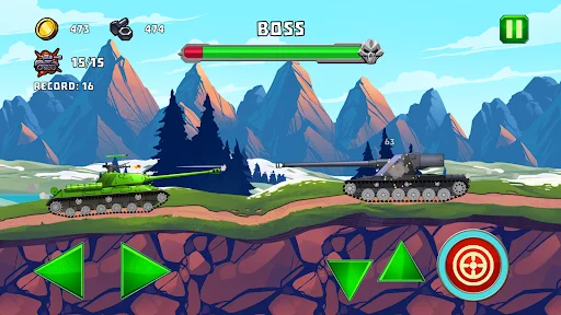 Download Tank Attack 5 | Tanks 2D Terbaru – Game Perang Seru - Screenshot 19