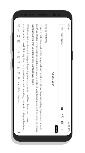 Download Pure Writer Terbaru – Editor Teks Cepat & Aman - Screenshot 3