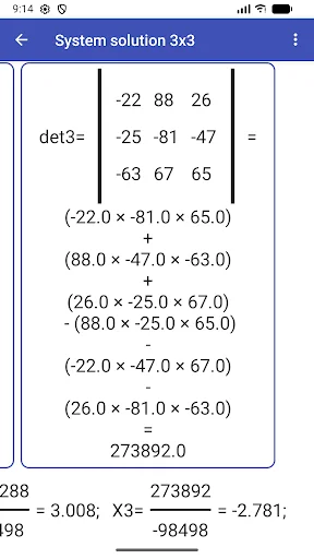 Download System of Equations Solver APK – Selesaikan Persamaan - Screenshot 8
