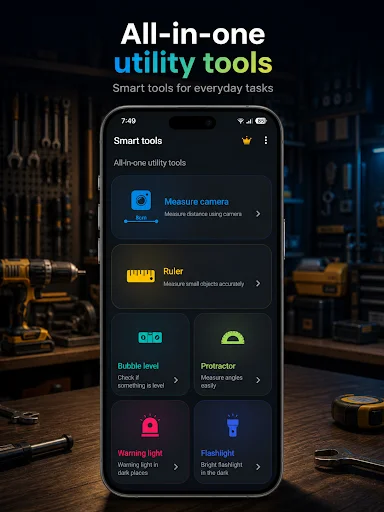 Download Smart Tools: Measure, Level Terbaru – Pengukur Gratis - Screenshot 1