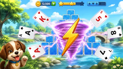 Download TriPeaks Solitaire: Fairy Terbaru – Game Kartu Seru - Screenshot 2