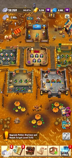Download Idle Mage Shop: Build Tycoon Terbaru – Game Simulasi Toko - Screenshot 1